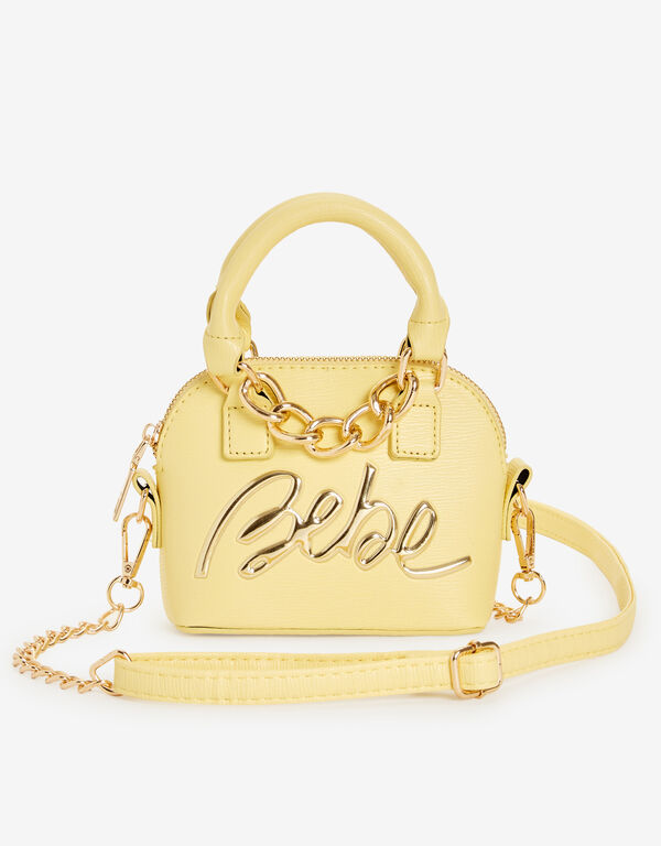 Bebe Gianna Saffiano Crossbody, Buttercup image number 0