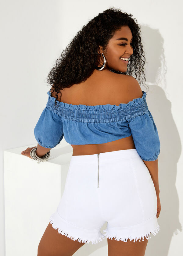 The Angie Top, Denim image number 1