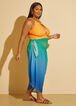 Just Cover Me Ombre Sarong, Blue image number 3
