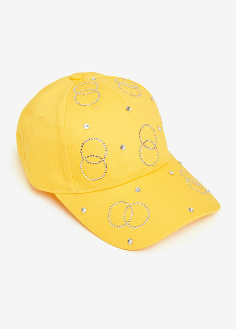 Trendy Accessories Baseball Hat Crystal Snapback Embellished Cap image number 0