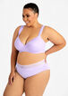 Striped Waistband Micro Brief Panty, Violetta image number 0