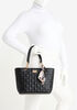 Anne Klein Quilted Chain Tote, Black image number 3