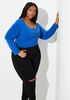 Stretch Knit Bodysuit, Royal Blue image number 0