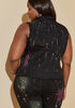 Embellished Painted Denim Vest, Multi image number 1