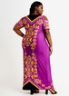Border Cold Shoulder Bodycon Dress, Purple Magic image number 1