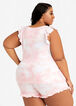 PJ Couture Pink Tie Dye Shorts Set, Pink image number 1