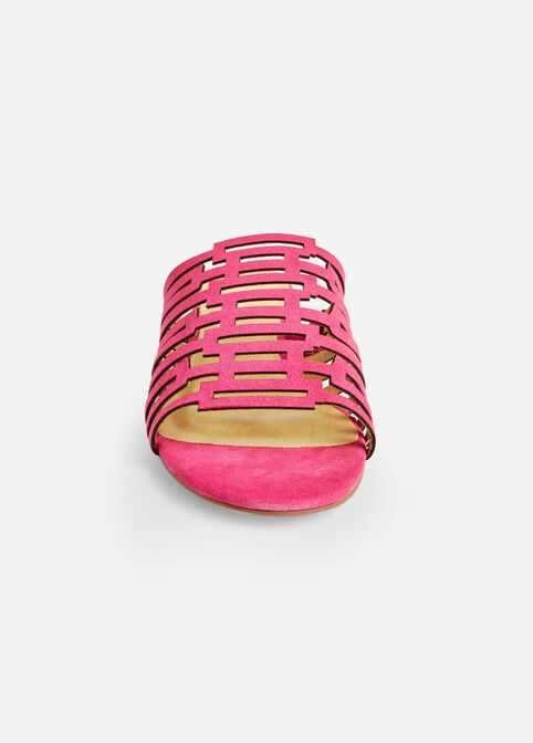 Sole Lift Wide Width Sandals, Pink image number 4