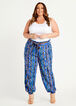 Striped Chain Print Woven Joggers, Sodalite image number 2