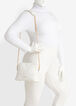 bebe Winnie Quilted Crossbody, White image number 4
