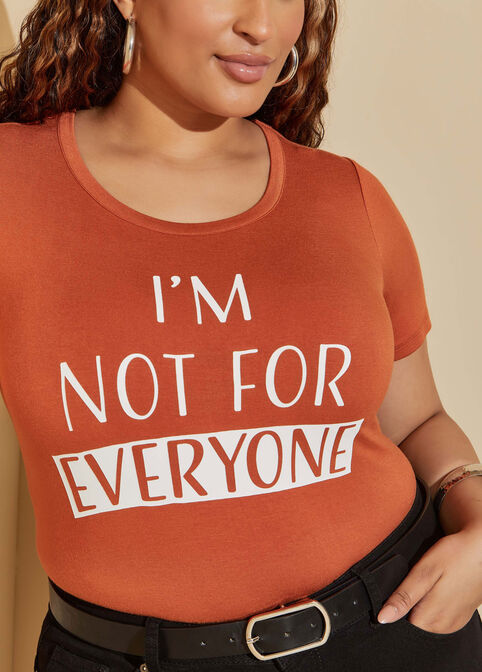 I'm Not For Everyone Graphic Tee, Bombay Brown image number 2