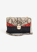 Faux Snakeskin Chain Crossbody, Multi image number 0