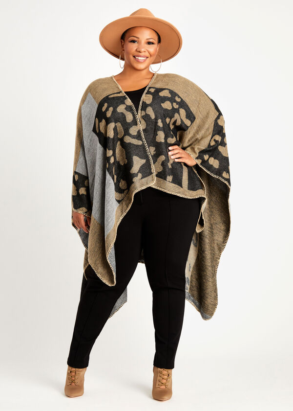 Ashley Stewart Plus Size Kimonos Ruanas Pop of Color To Your Outfits