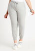French Terry Athleisure Jogger, Heather Grey image number 0
