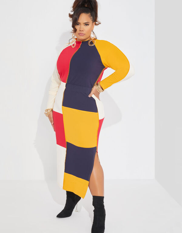 The Reyna Midi Skirt, Mustard image number 0