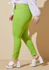High Rise Cutout Jeggings, Parrot Green image number 2