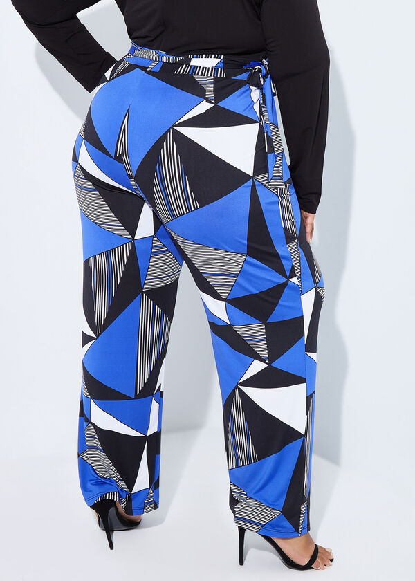 Tall Printed Faux Wrap Jumpsuit, Multi image number 1