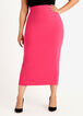 Signature Knit Bodycon Midi Skirt, Pink image number 0