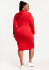 The City Sneaker Dress - Red, Red image number 1
