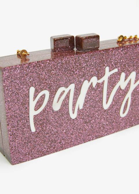 Lulu Party Box Clutch, Purple image number 3