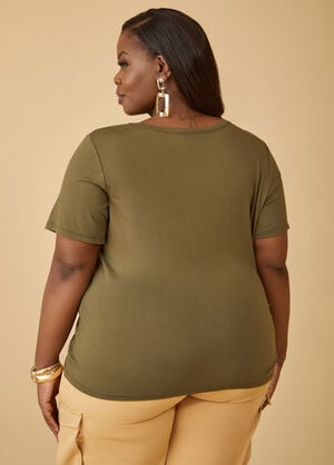 Have The Energy Graphic Tee, Olive image number 1