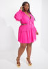 The Tracee Dress, Magenta image number 2