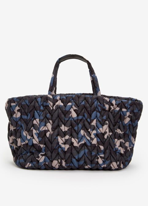 SR2 Camo Quilted Tote, Blue image number 1