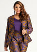 Jacquard One Button Jacket, Sodalite image number 2