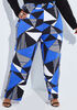 Tall Printed Faux Wrap Jumpsuit, Multi image number 2
