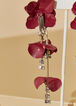 Crystal And Coated Petal Earrings, Rhododendron image number 2