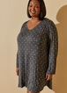 Company Ellen Tracy Dotted Sleepshirt, Dark Grey image number 0