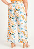 Tropical Gauze Wide Leg Pant, White image number 1