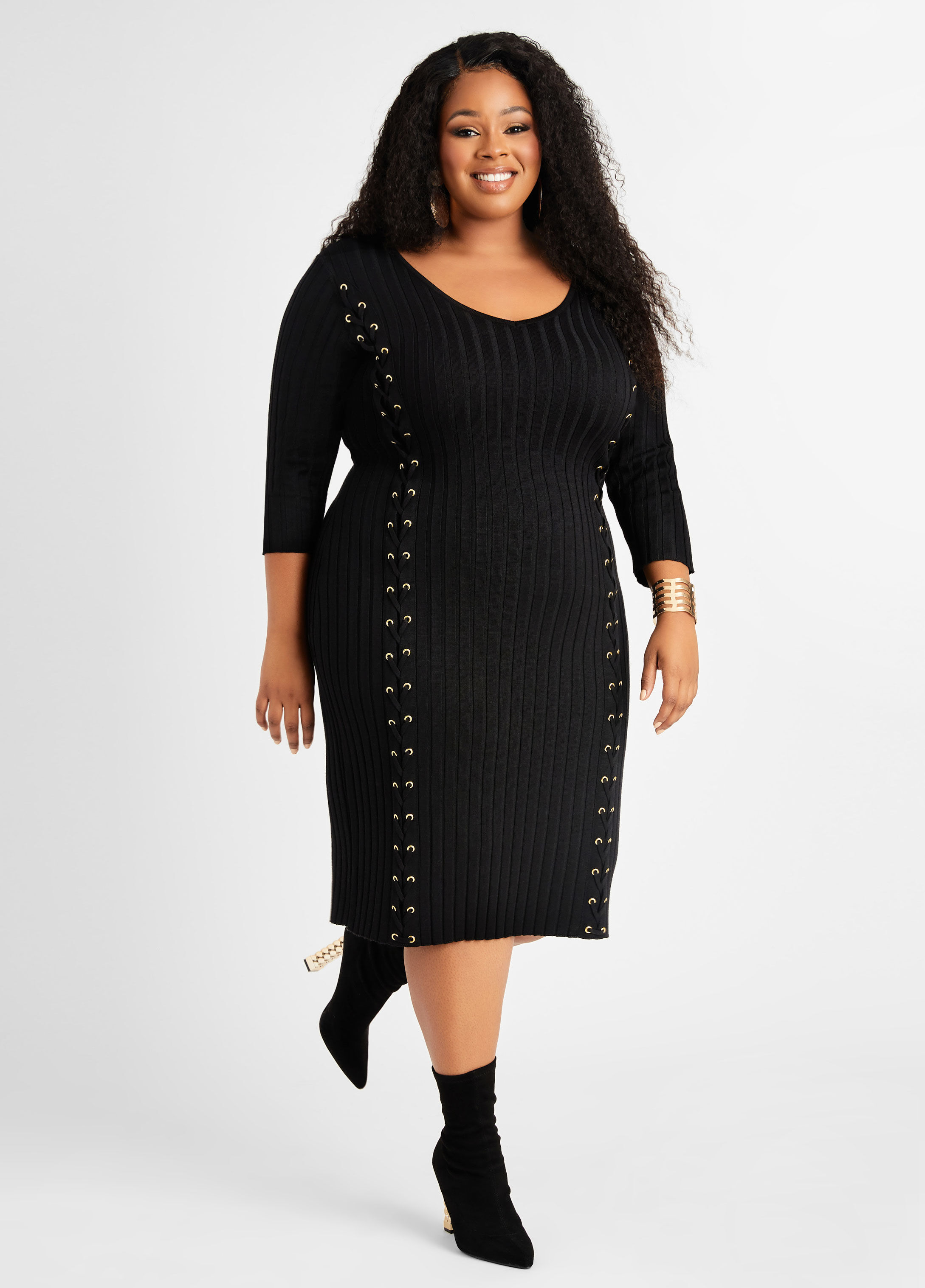 New Plus Size Dresses, Sizes 10 - 36 | Ashley Stewart