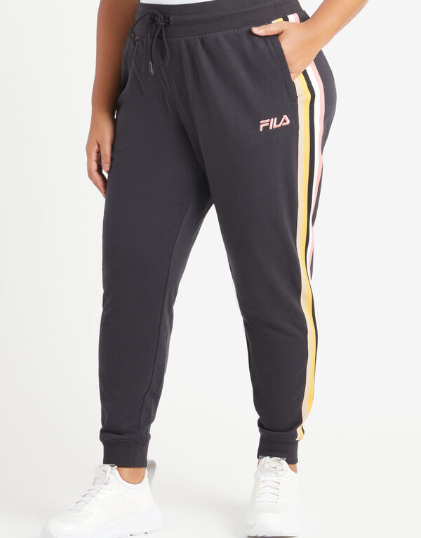 FILA Clover Terry Joggers, Black image number 0