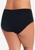 Cotton Cutout Brief Hipster Panty, Black image number 1