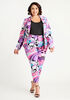 Mix Print Stretch Ankle Pant, Fandango Pink image number 2