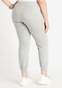 French Terry Athleisure Jogger, Heather Grey image number 1