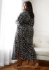 Cozy Lounge Printed Maxi Dress, Grey image number 1