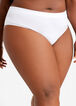 Plus Size Intimates Cotton Stretch Shaping Lace Hipster Bikini Panty image number 0