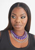 Layered Stone Chain Necklace Set, Acai image number 1