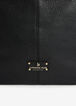 London Fog Laura Faux Leather Tote, Black image number 1