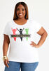 Juneteenth Women Graphic Tee, White image number 0
