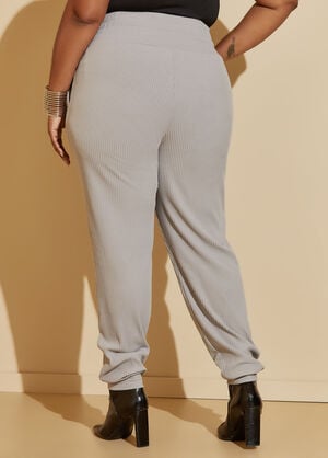 Ribbed Joggers, Alloy image number 1