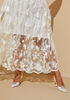 Embroidered Mesh Bustier Dress, Champagne image number 3