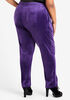Royalty Velour Track Pants, Acai image number 1
