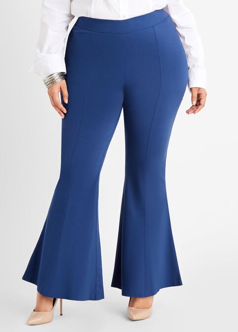 Plus Size Millennium High Waist Tummy Control Pull On Flare Pant image number 0