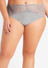 Micro & Lace Hipster Panty, Silver Filigree image number 0