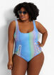 Juicy Couture Lace Up One Piece, Multi image number 0