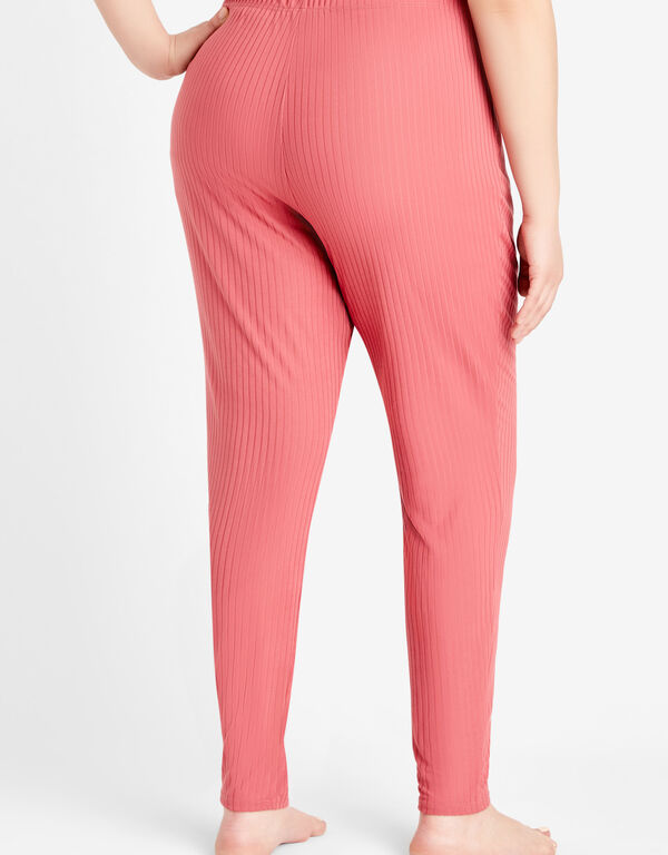 French Terry Legging, Rose image number 1