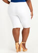 Iconic Pull On Bermuda Denim Shorts, White image number 1