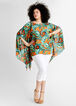 Abstract Cold Shoulder Blouse, Koi image number 0